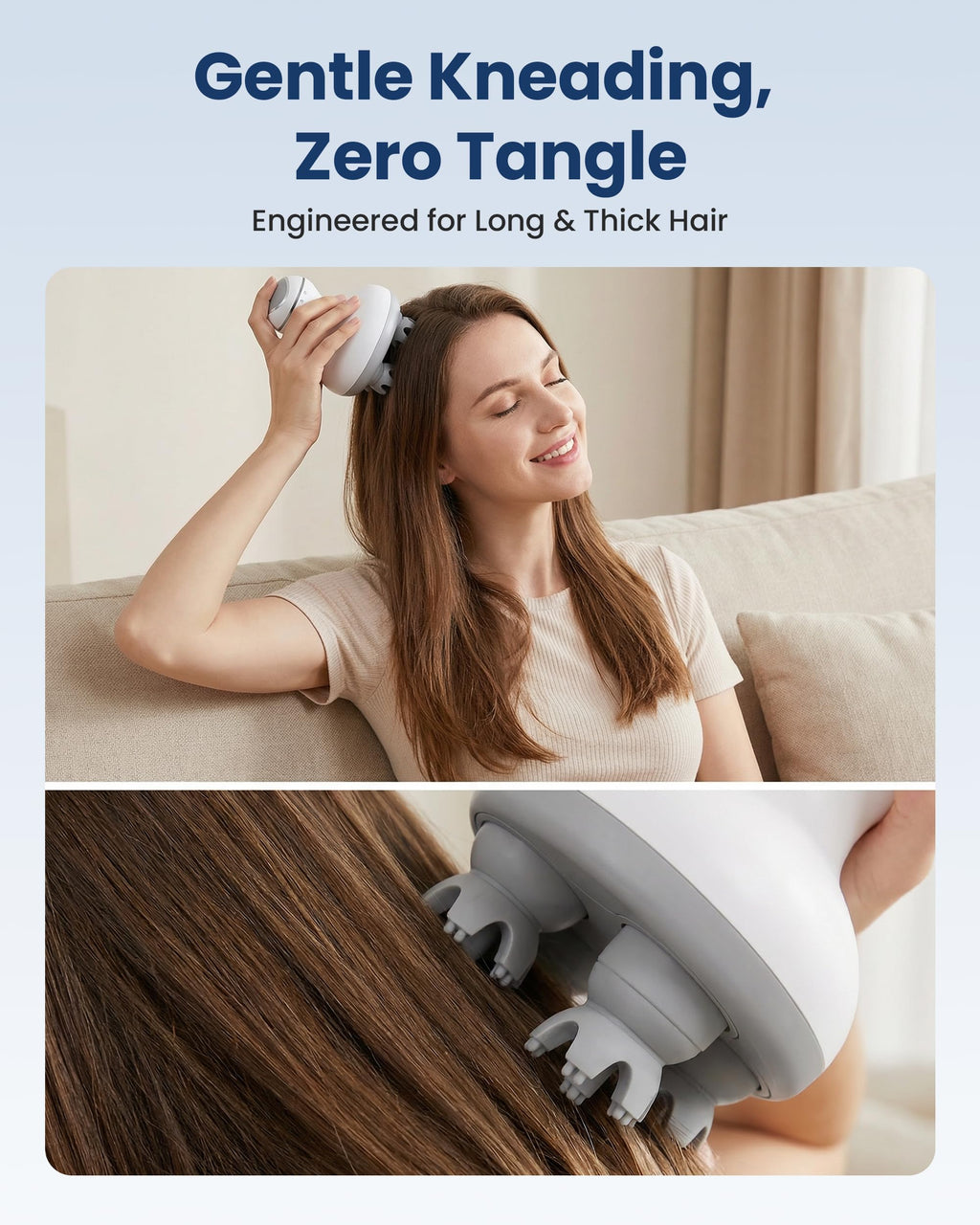 COMFIER Cordless Hair Scalp Massager with 4 Heads


