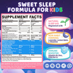 Kids Sleep Gummies Melatonin-Free with Magnesium & L-Theanine

