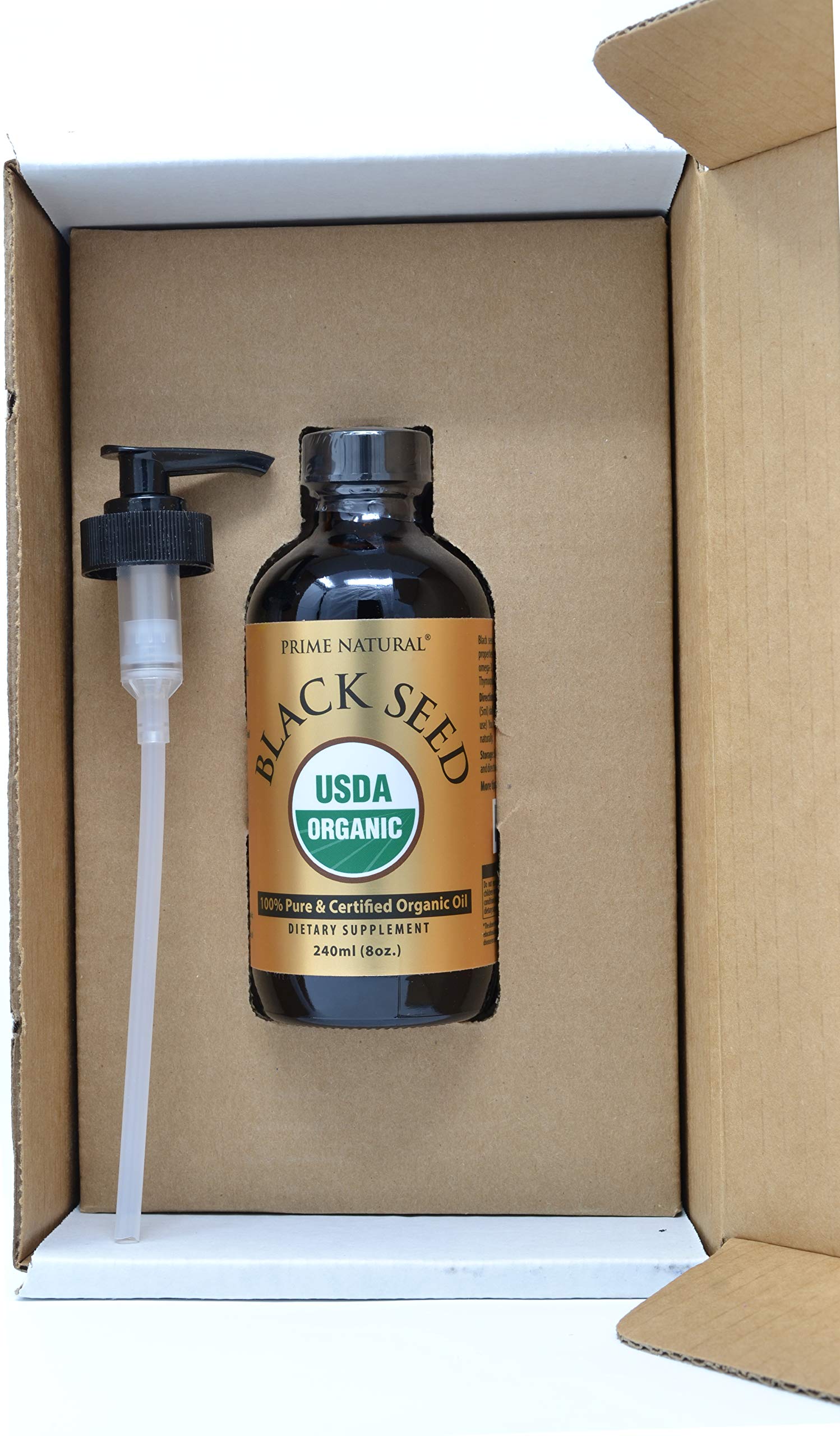 Prime Natural Organic Black Seed Oil - Cold Pressed

