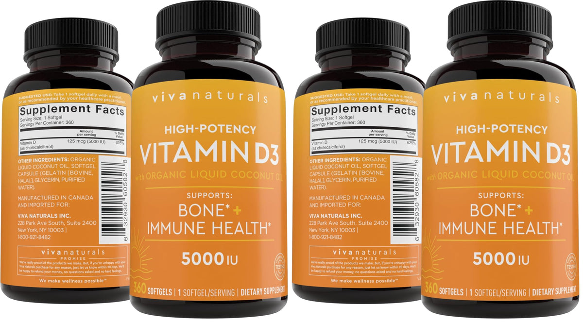 Viva Naturals Elderberry Immune Support Vitamin C & Zinc