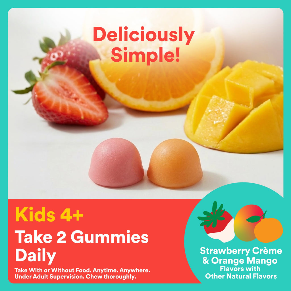 SmartyPants Kids 4-in-1 Gummy with Calcium D3 K2

