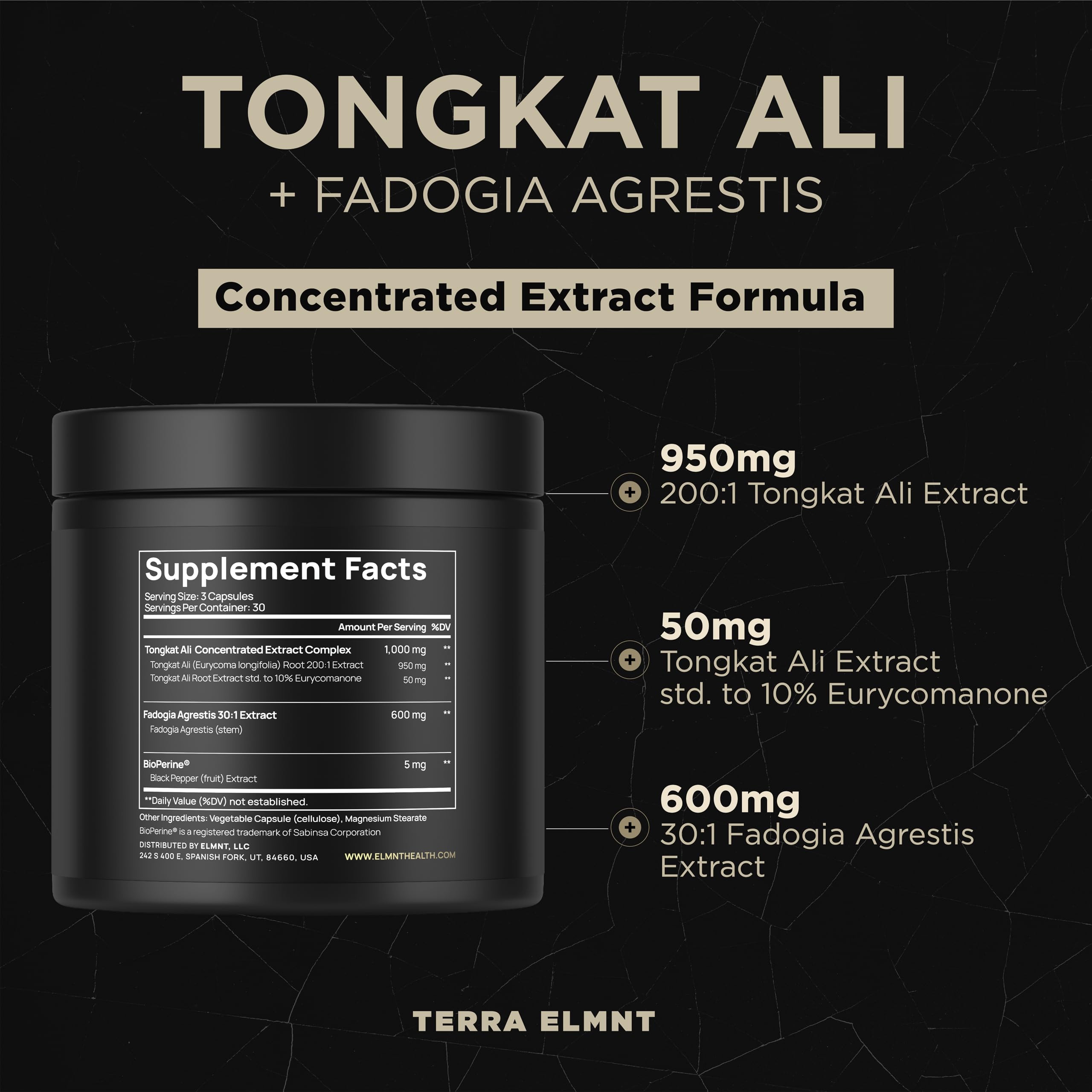 ELMNT Men's Dietary Supplement | Wellness Support


