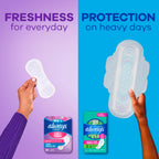 Always Daily Fresh Thin Panty Liners Edge-to-Edge Adhesive

