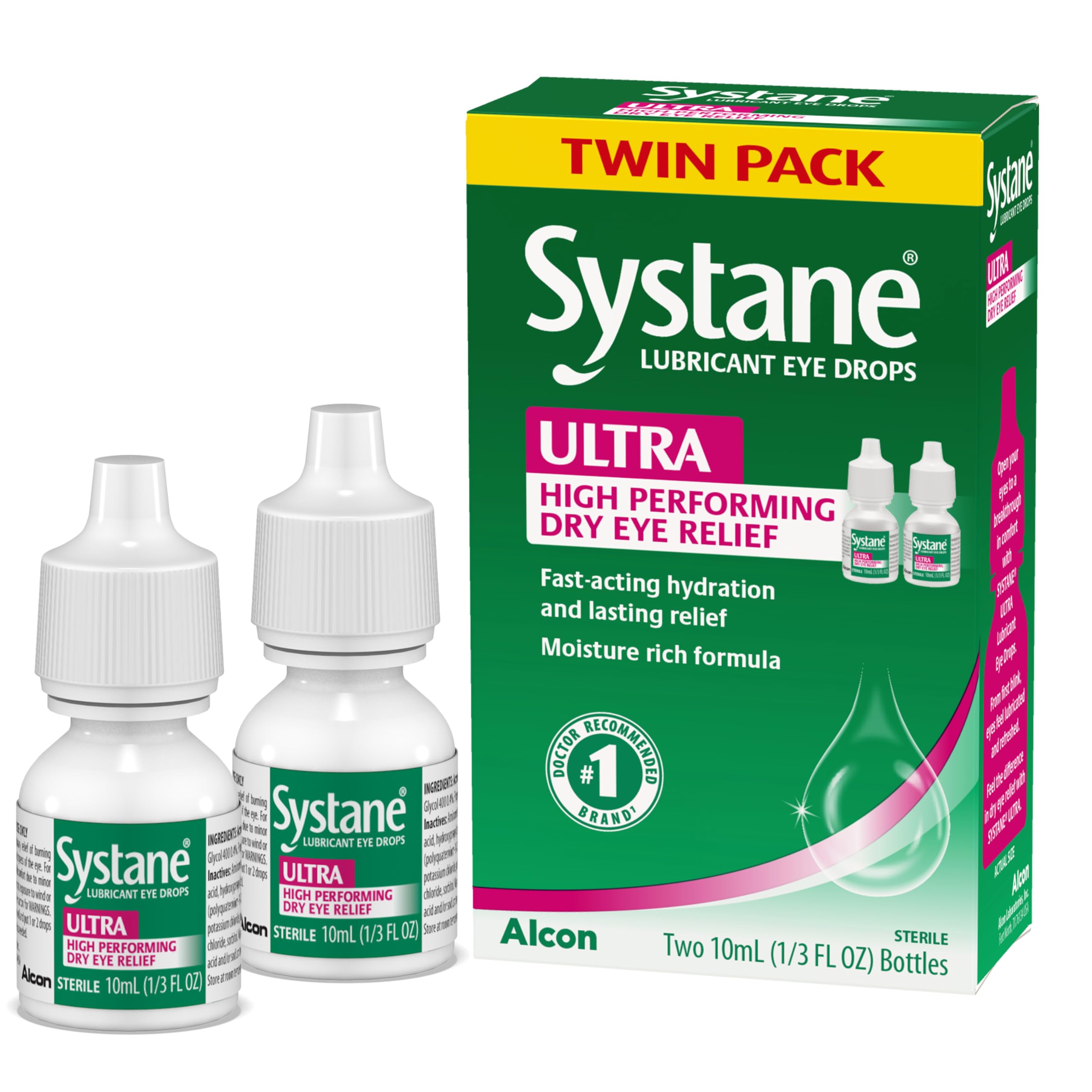 Systane Ultra Lubricant Eye Drops - Dry Eye Relief

