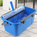 Window Cleaning Kit with Bucket and Interchangeable Heads

