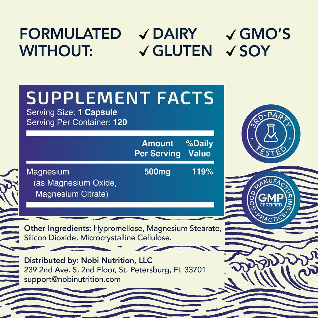Magnesium Citrate Complex for Calm and Digestive Support

