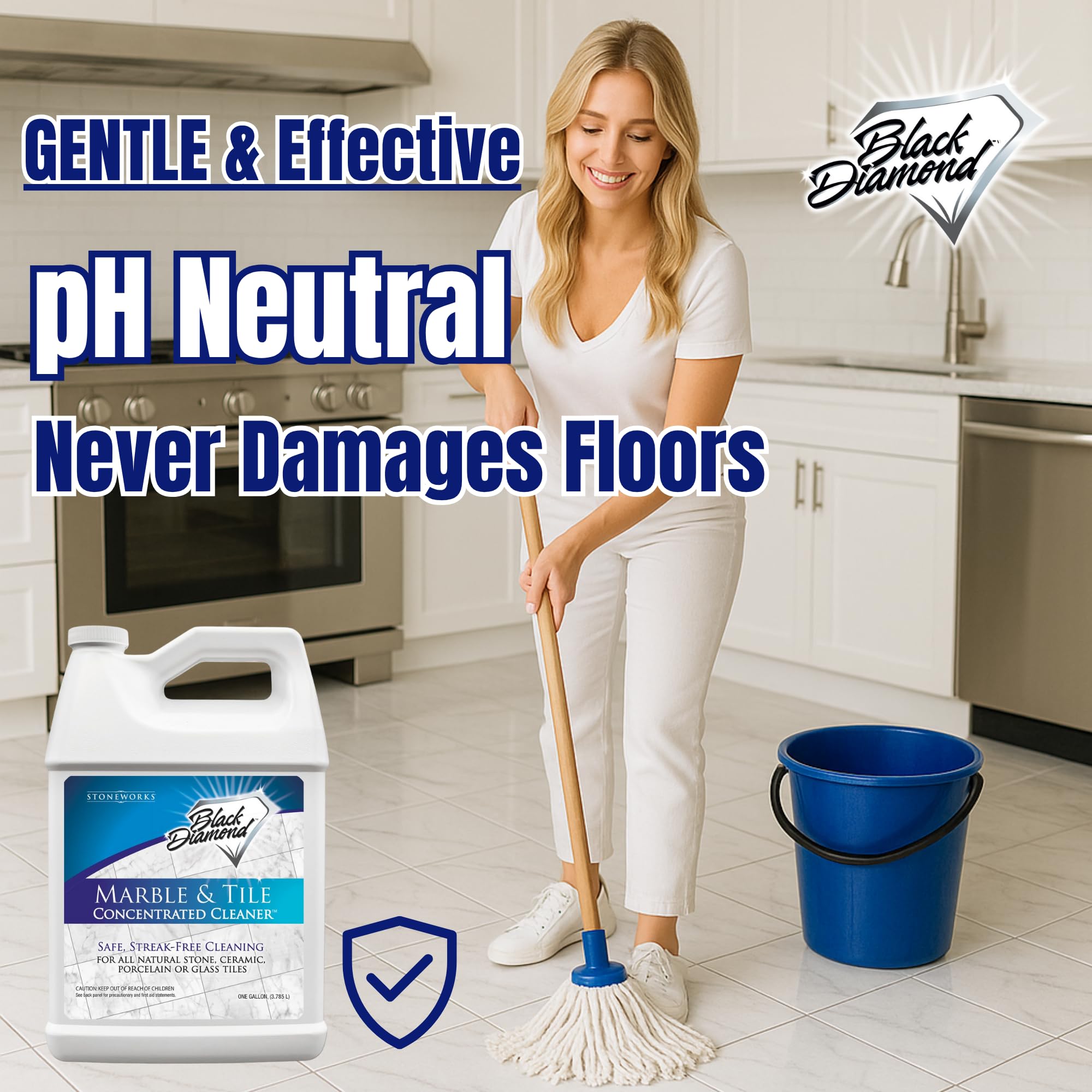 Black Diamond Marble & Tile Cleaner No-Rinse Concentrate

