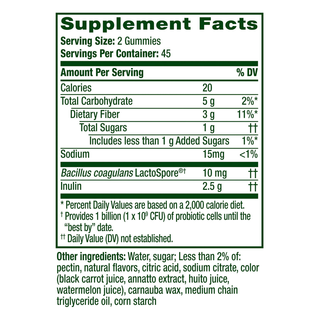 Align Probiotic Gummies with Prebiotics for Digestive Health


