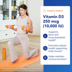 Pure Encapsulations Vitamin D3 250 mcg Immune & Bone Health

