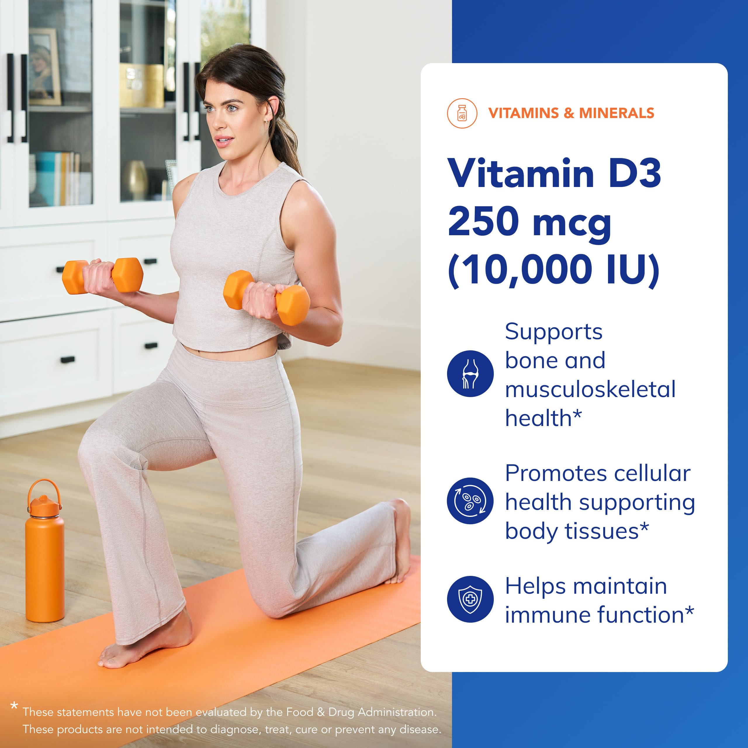 Pure Encapsulations Vitamin D3 250 mcg Immune & Bone Health


