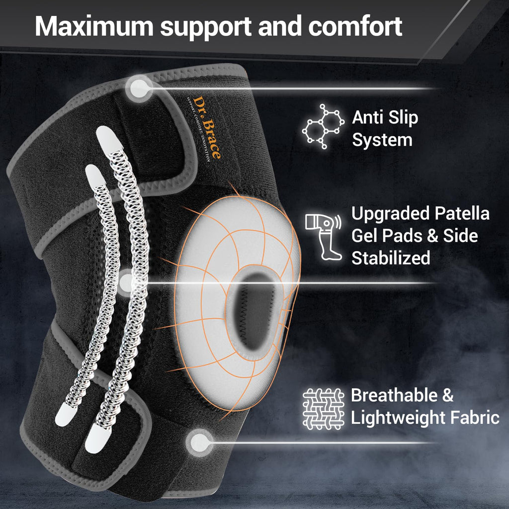 Knee Brace DR. BRACE ELITE with Side Stabilizers

