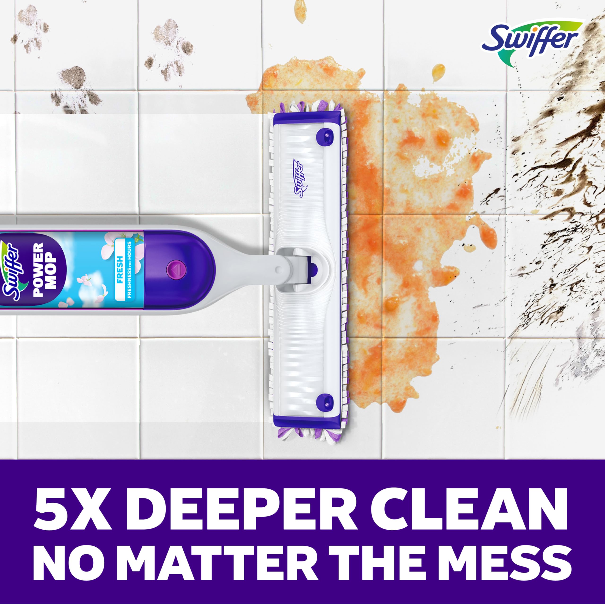Swiffer PowerMop Floor Cleaning Kit – Spray Mop System

