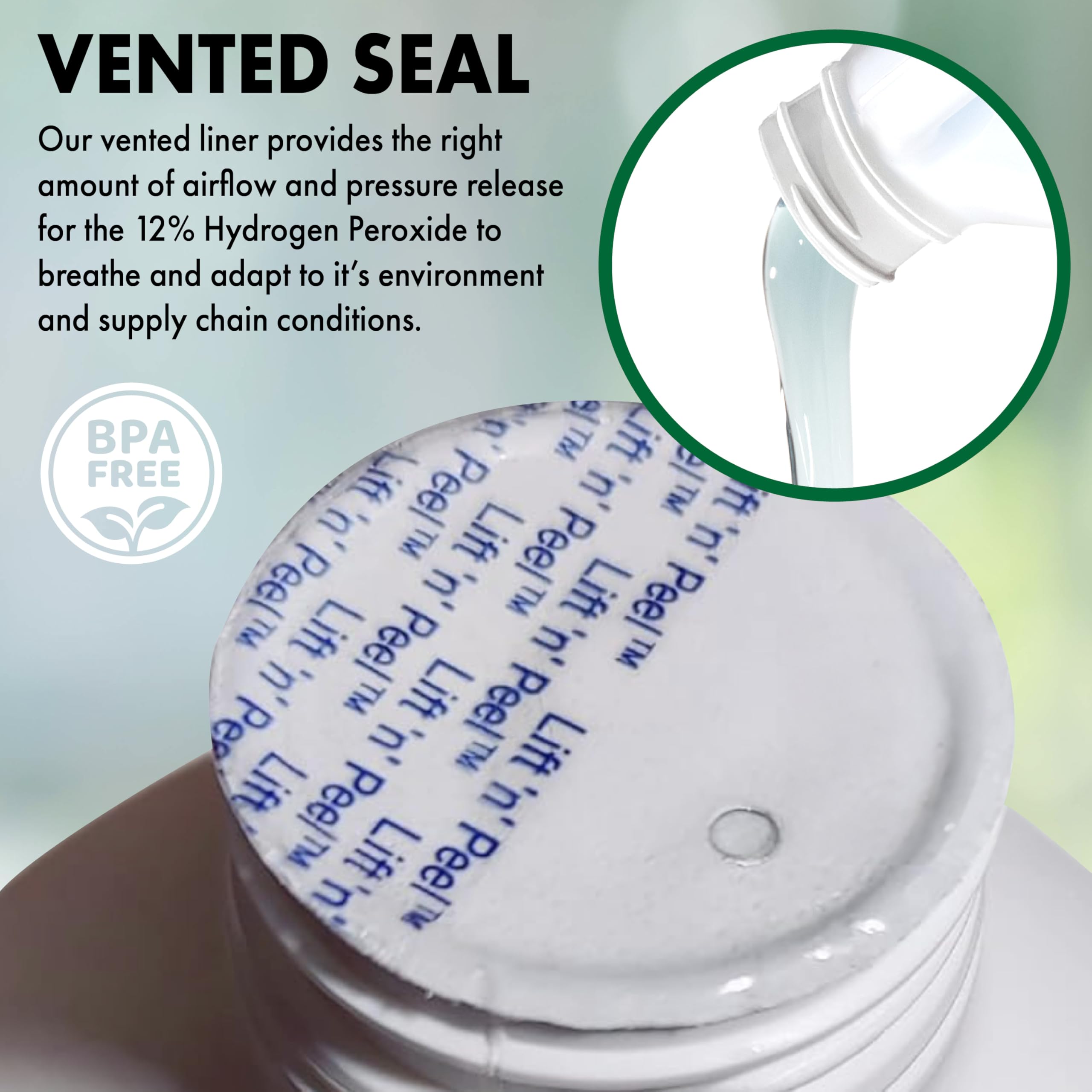 Nature's Freedom Hydrogen Peroxide Solution | NSF Listed

