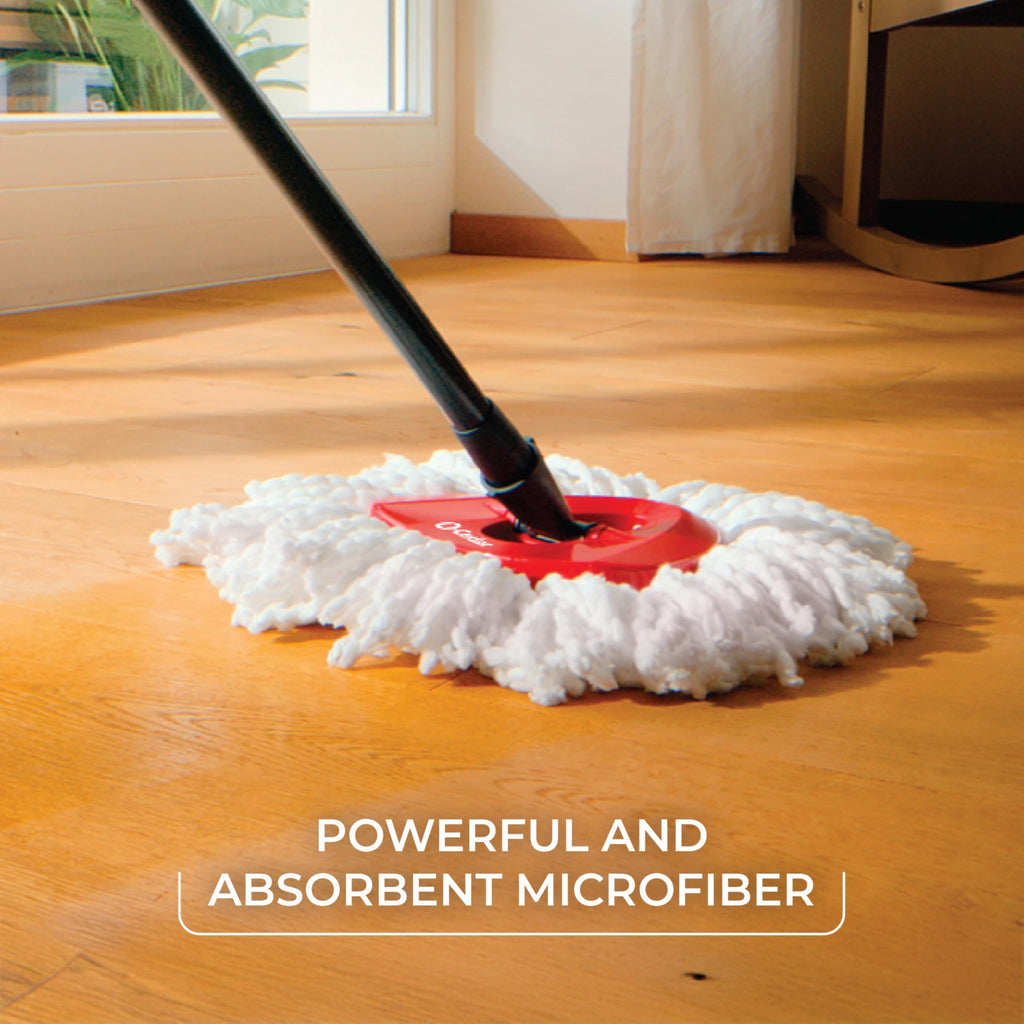 O-Cedar EasyWring Microfiber Spin Mop & Bucket System

