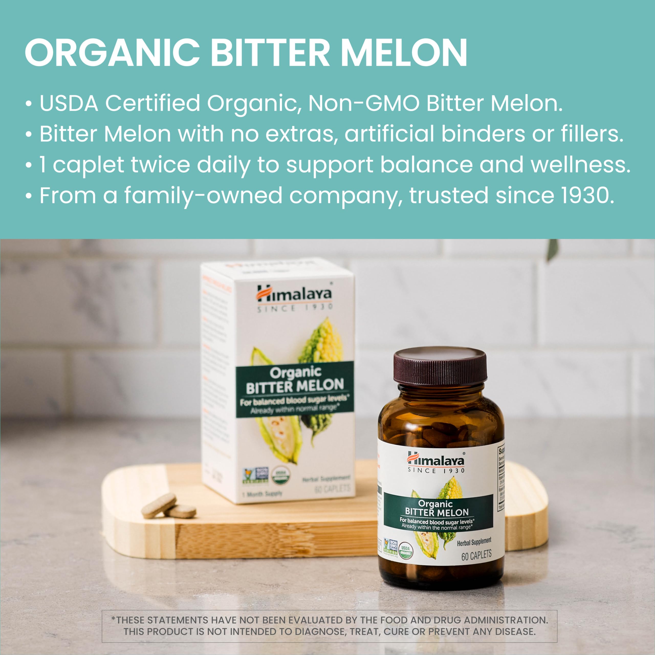 Himalaya Bitter Melon Capsules - Organic, Vegan & Non-GMO

