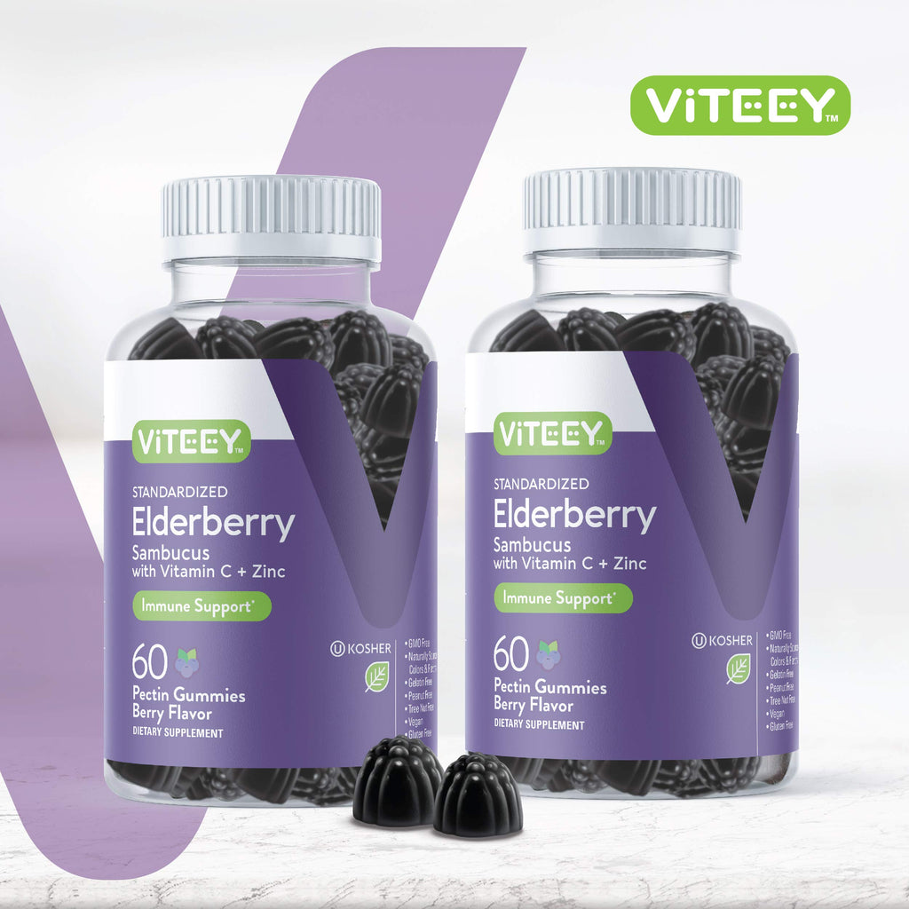 Viteey Sambucus Elderberry Gummies – Immunity Support

