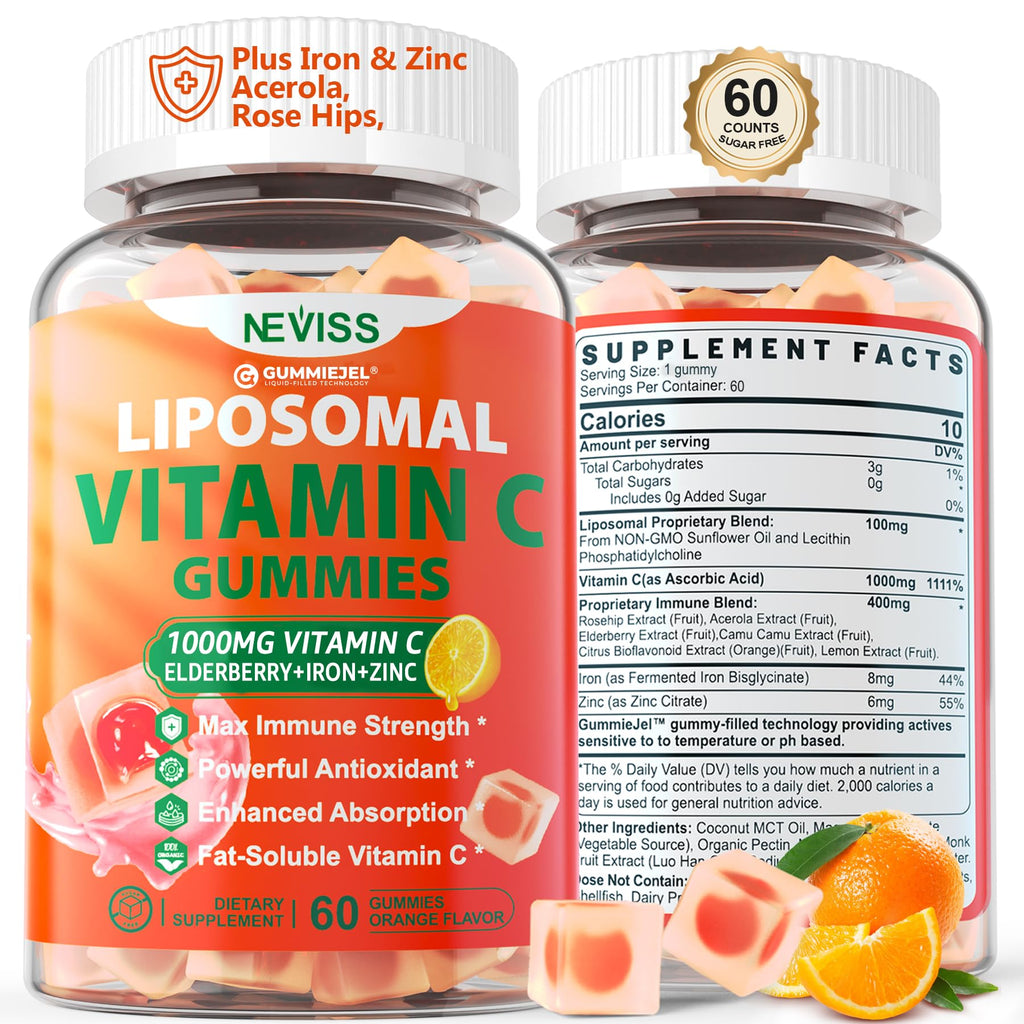 Liposomal Vitamin C Gummies for Immunity Support

