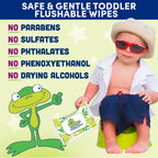 Kandoo Flushable Wipes for Kids - Potty Training

