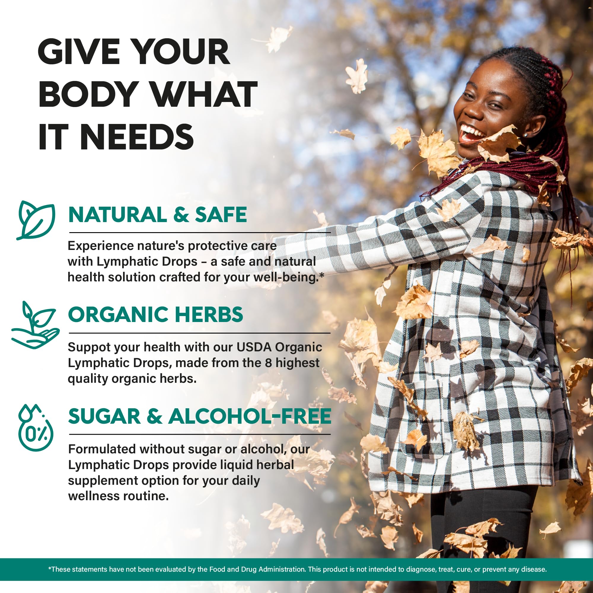 USDA Organic Lymphatic Drainage Supplement - Echinacea

