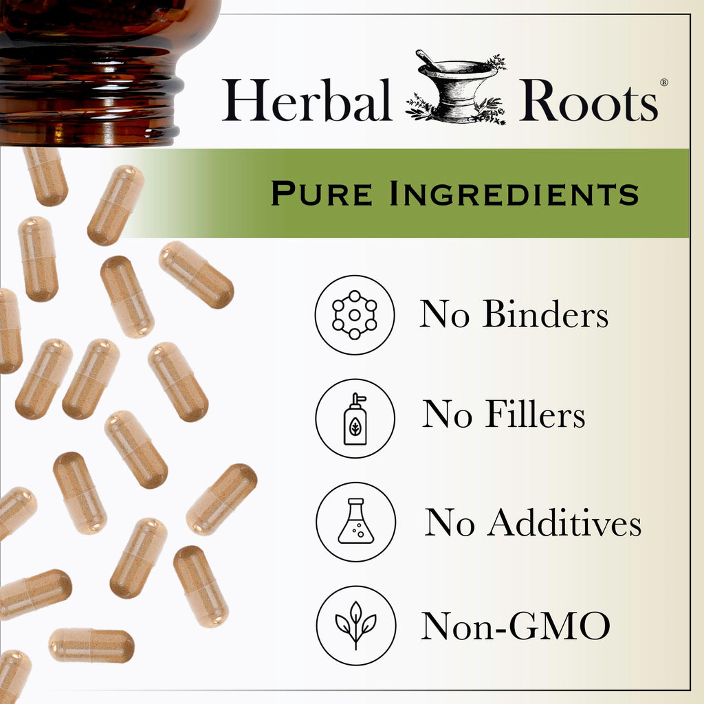 Herbal Roots Ginkgo Biloba Organic Herbal Supplement

