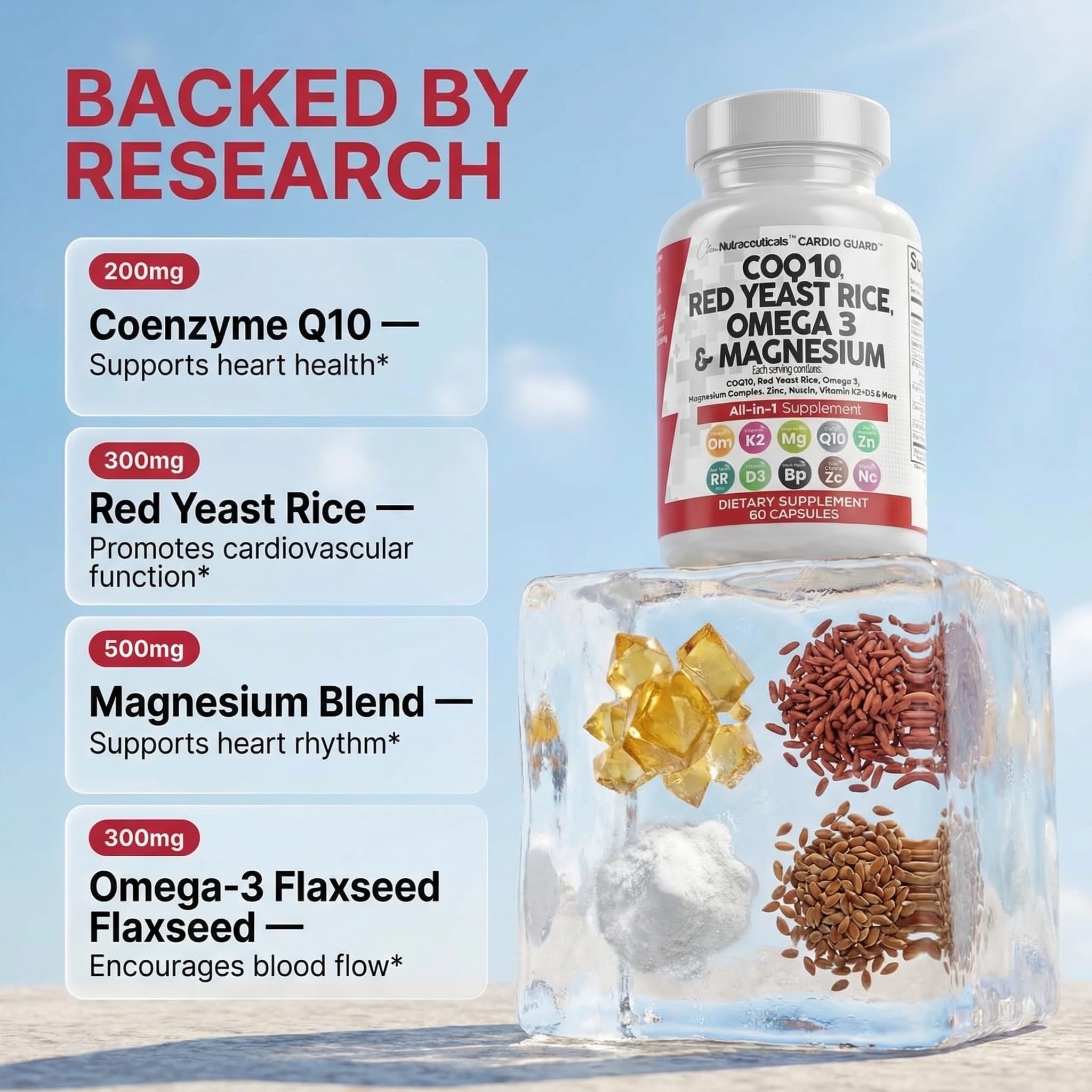 Clean Nutraceuticals CardioGuard Heart Health Supplement

