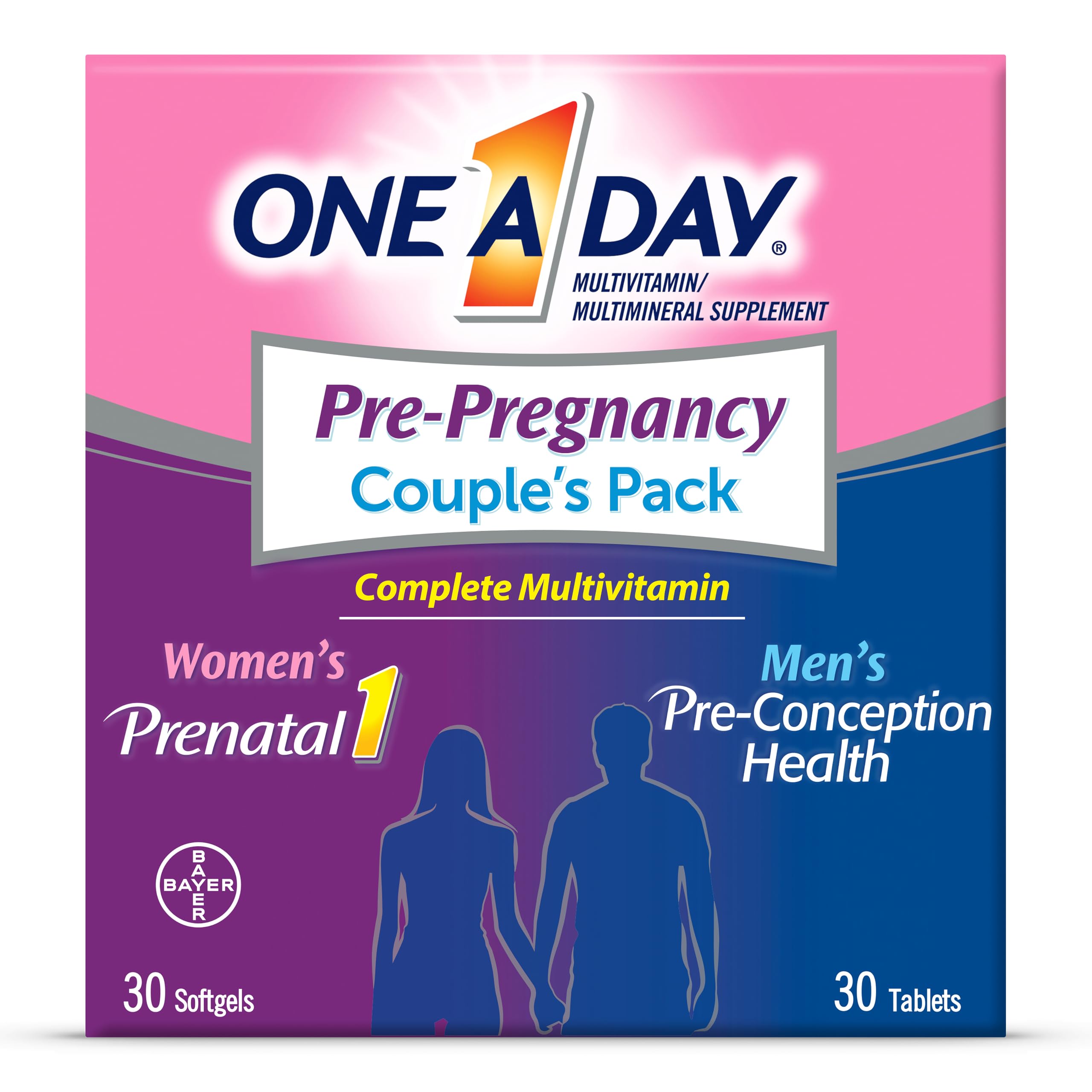 One A Day Pre-Pregnancy Multivitamin for Men & Women

