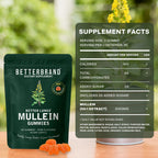 Betterbrand Mullein Gummies for Lung Health | Pear Flavor

