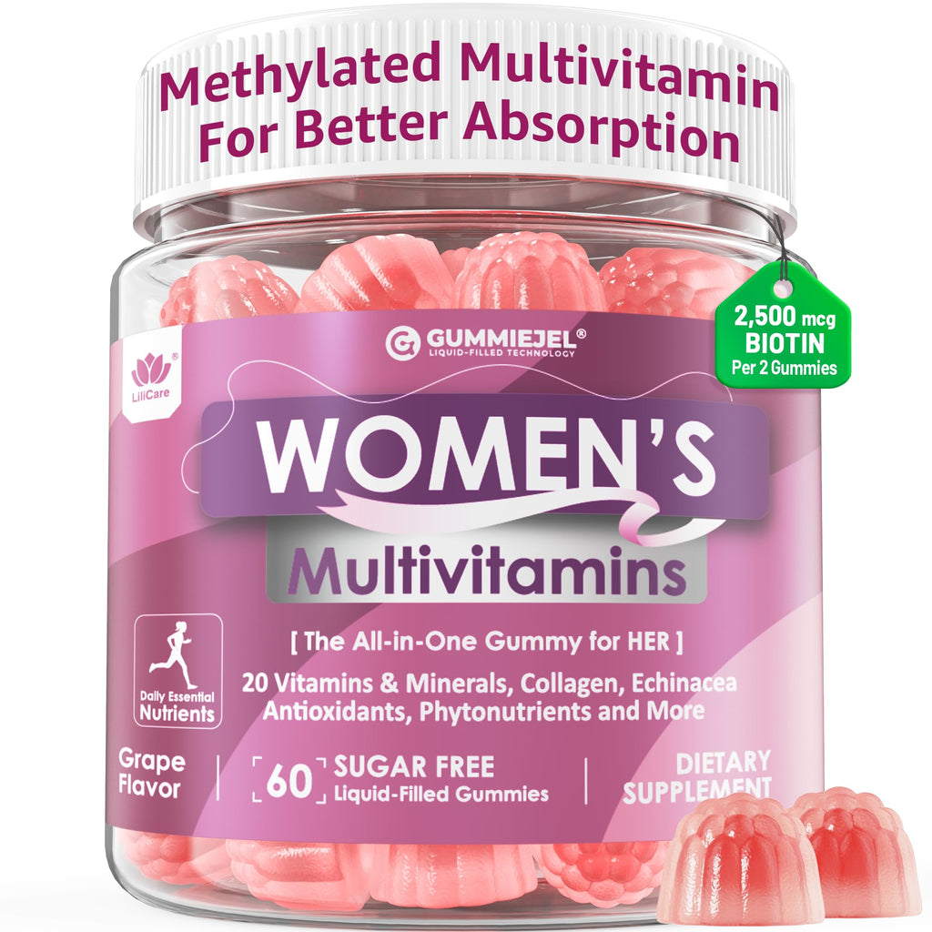 Lilicare Women's Multivitamin Gummies | Methylfolate

