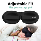 Nidra Contoured Sleep Mask - Zero Pressure, Light Blocking

