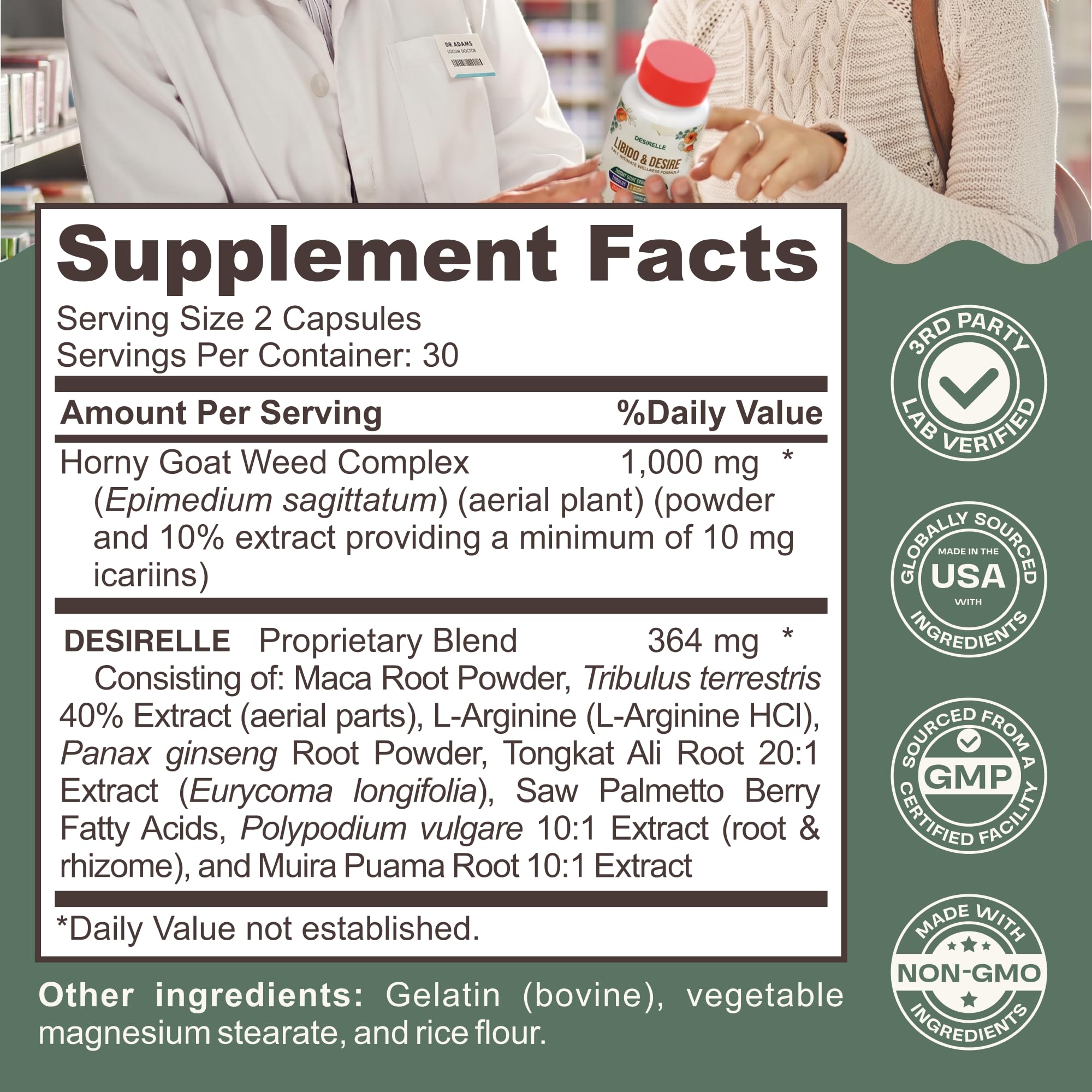 Women Libido Support Supplement with Horny Goat Weed

