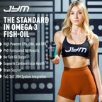 Omega JYM Fish Oil Capsules - Purified Omega-3 EPA DHA

