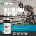 LES Labs Magnesium Citrate Supplement for Stress & Sleep


