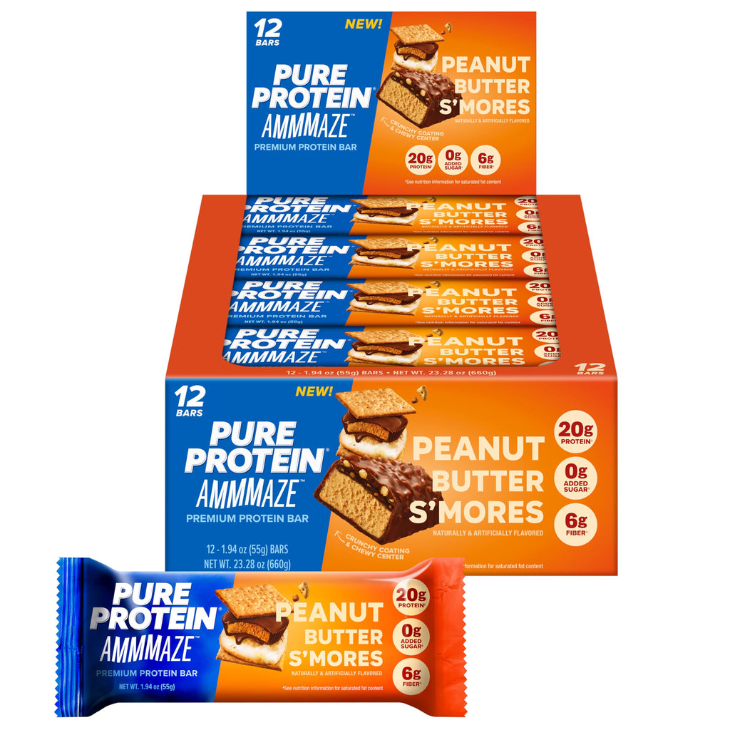 Pure Protein AMMMAZE Protein Bars - High-Protein On-the-Go Snack