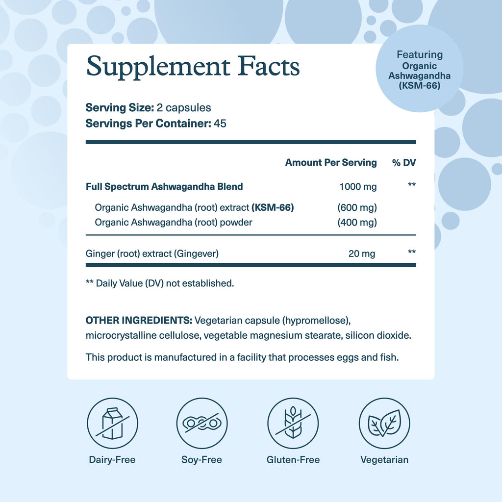 Youtheory Ashwagandha with Organic KSM-66 – Stress & Energy

