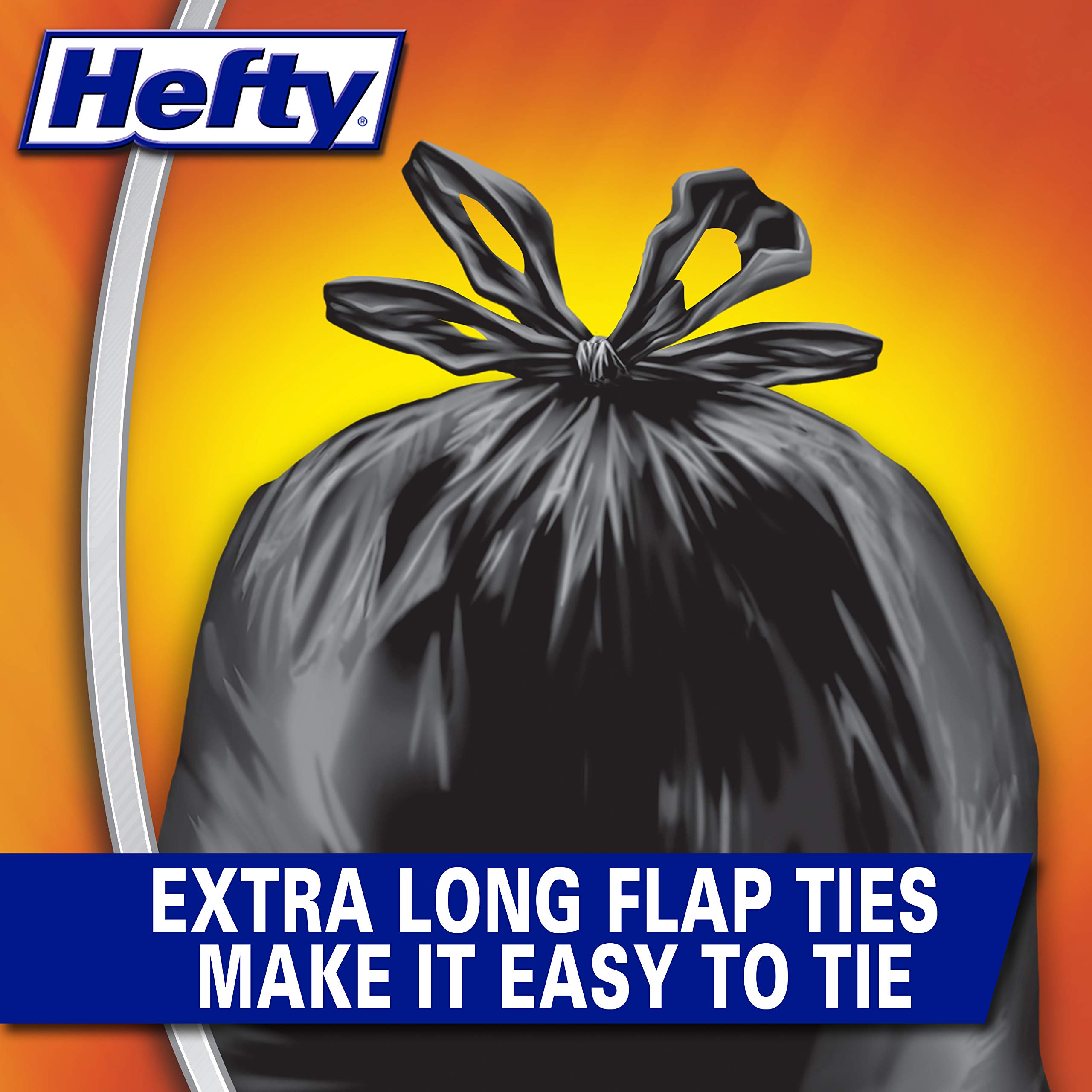 Hefty Load & Carry Heavy Duty Contractor Trash Bags | Durable


