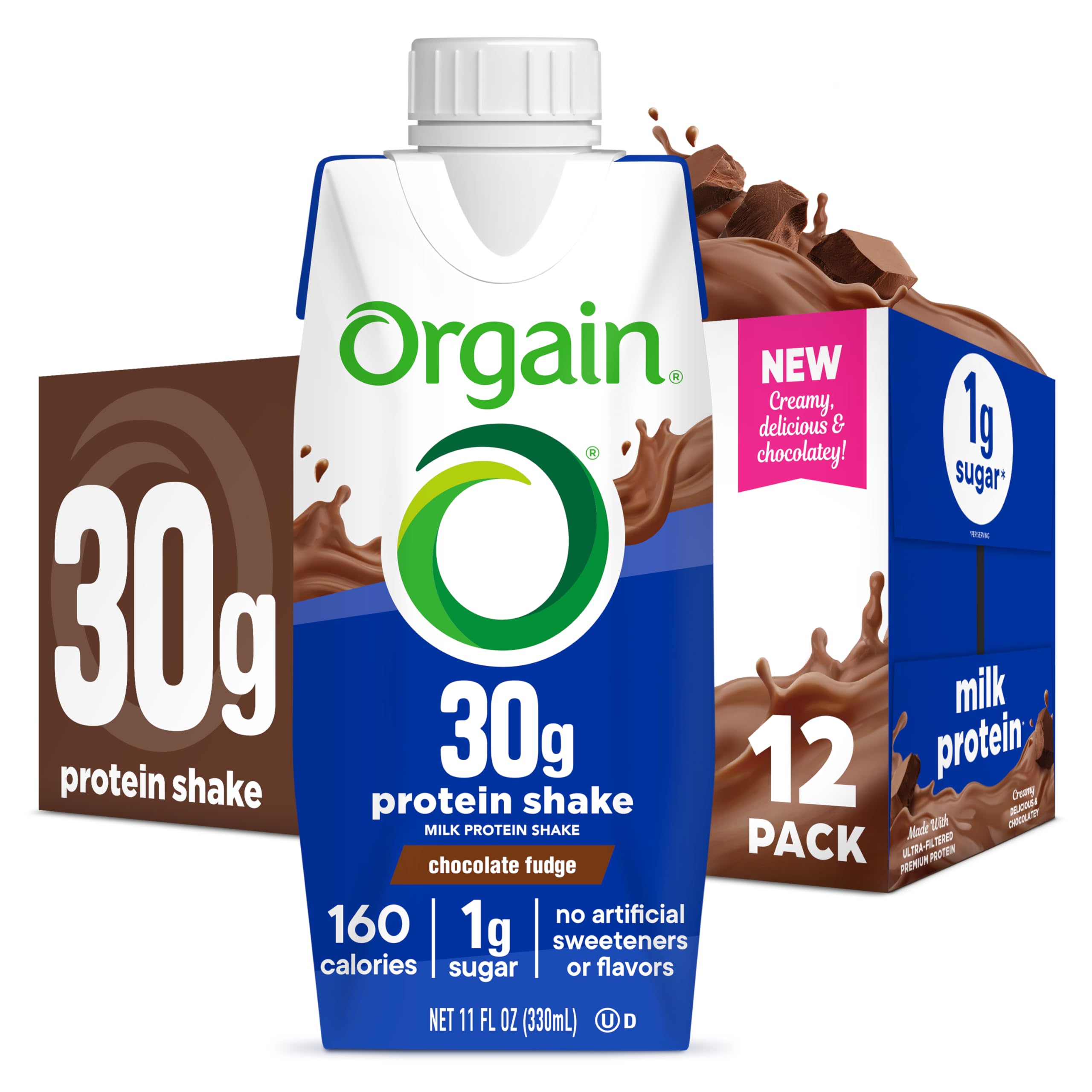 Orgain 38g High Protein Shake Dairy Isolate Milk