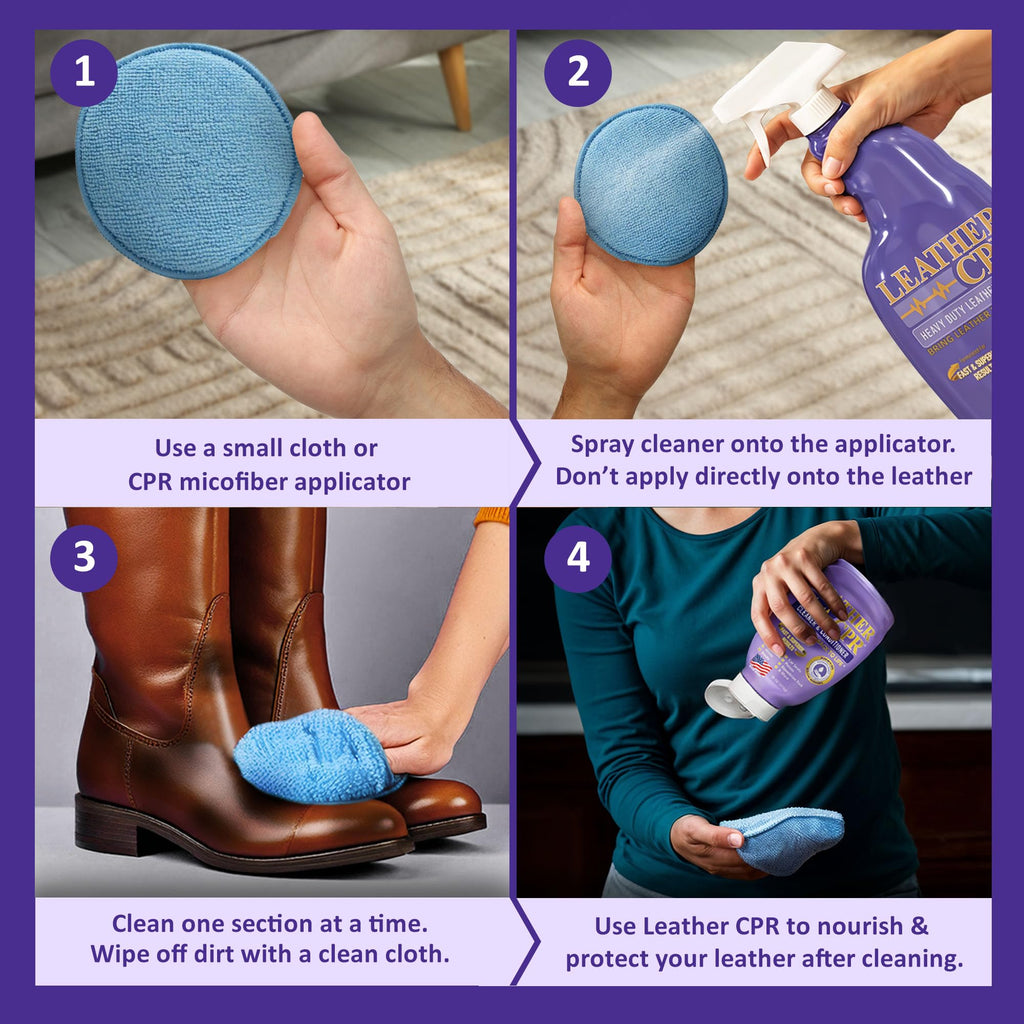Leather CPR Heavy Duty Leather Cleaner | Deep Cleaning for Leather

