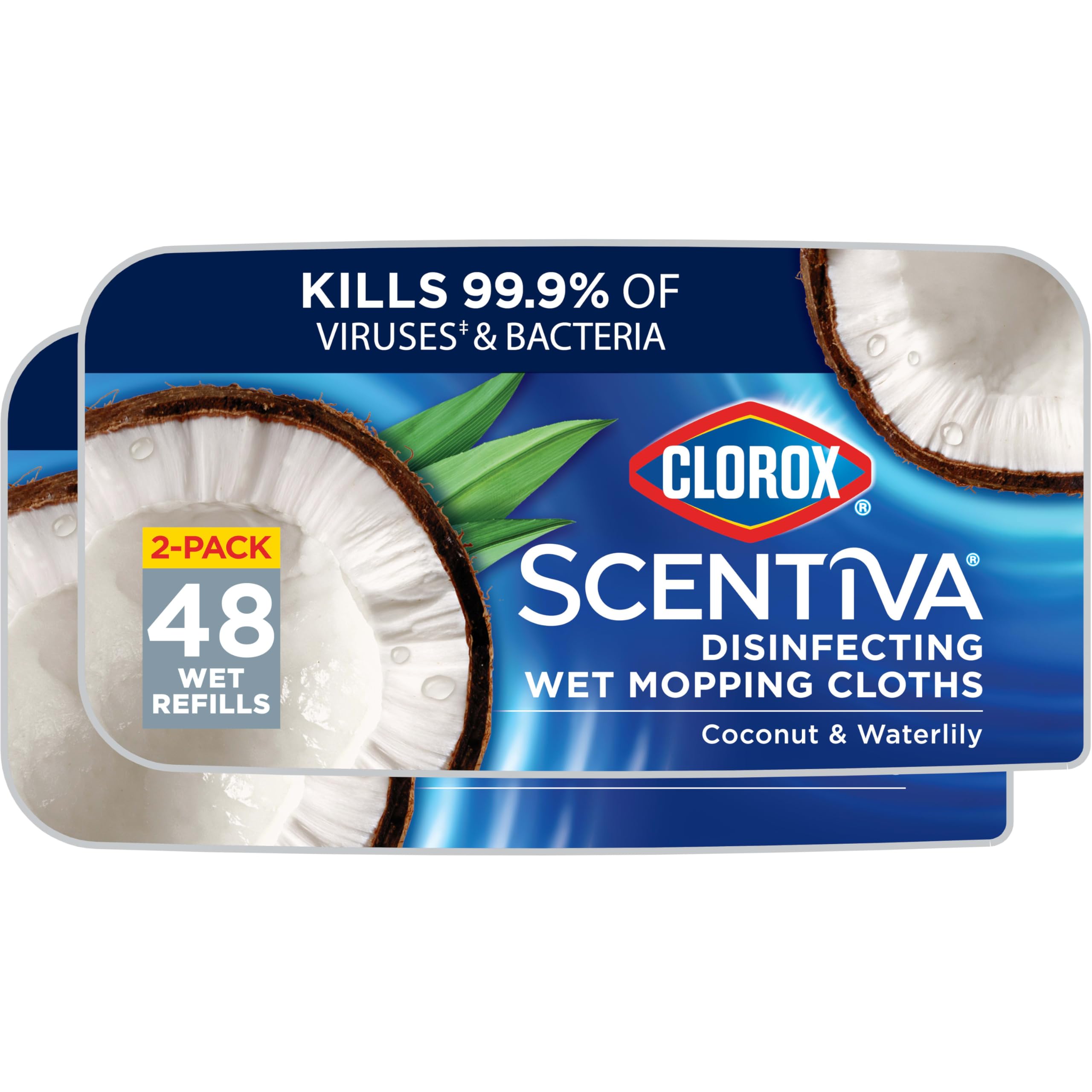 Clorox Scentiva Disinfecting Wet Mop Pad Refills

