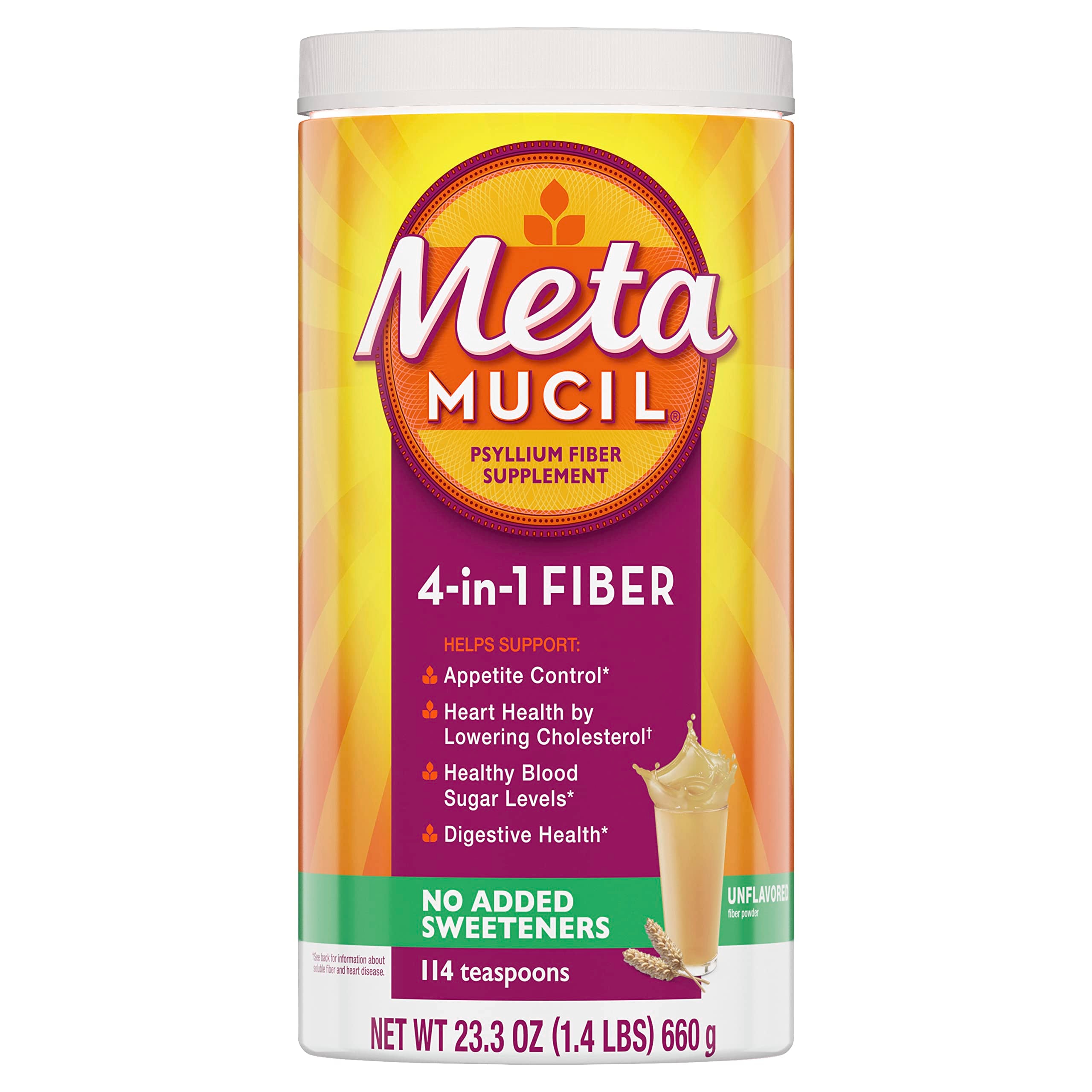 Metamucil Psyllium Husk Powder for Digestive Health

