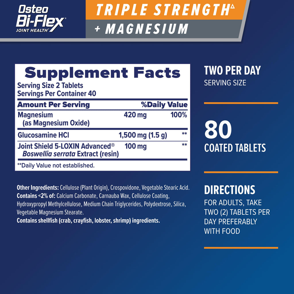 Osteo Bi-Flex Joint Health Supplement with Magnesium

