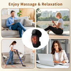 Nekteck Knee Massager with Heat - Cordless Vibration

