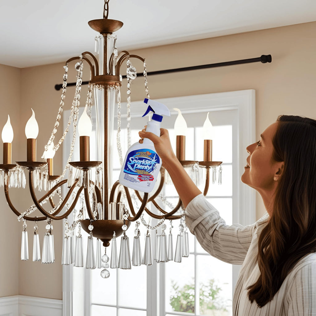 Sparkle Plenty Chandelier Cleaner Drip Dry Spray

