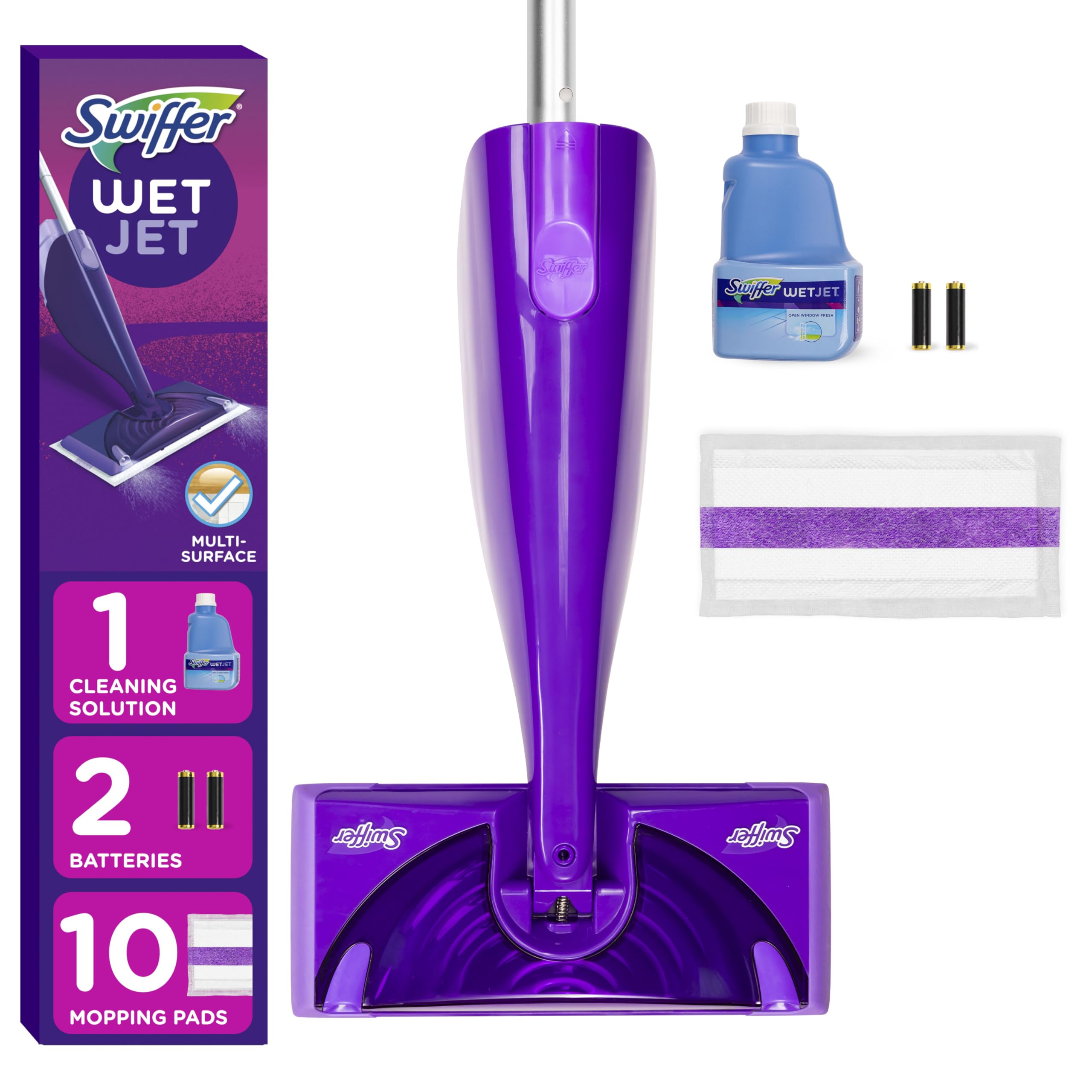 Swiffer WetJet Hardwood and Floor Spray Mop Starter Set

