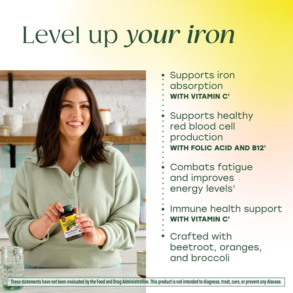 MegaFood Blood Builder Iron Supplement – Energy Support

