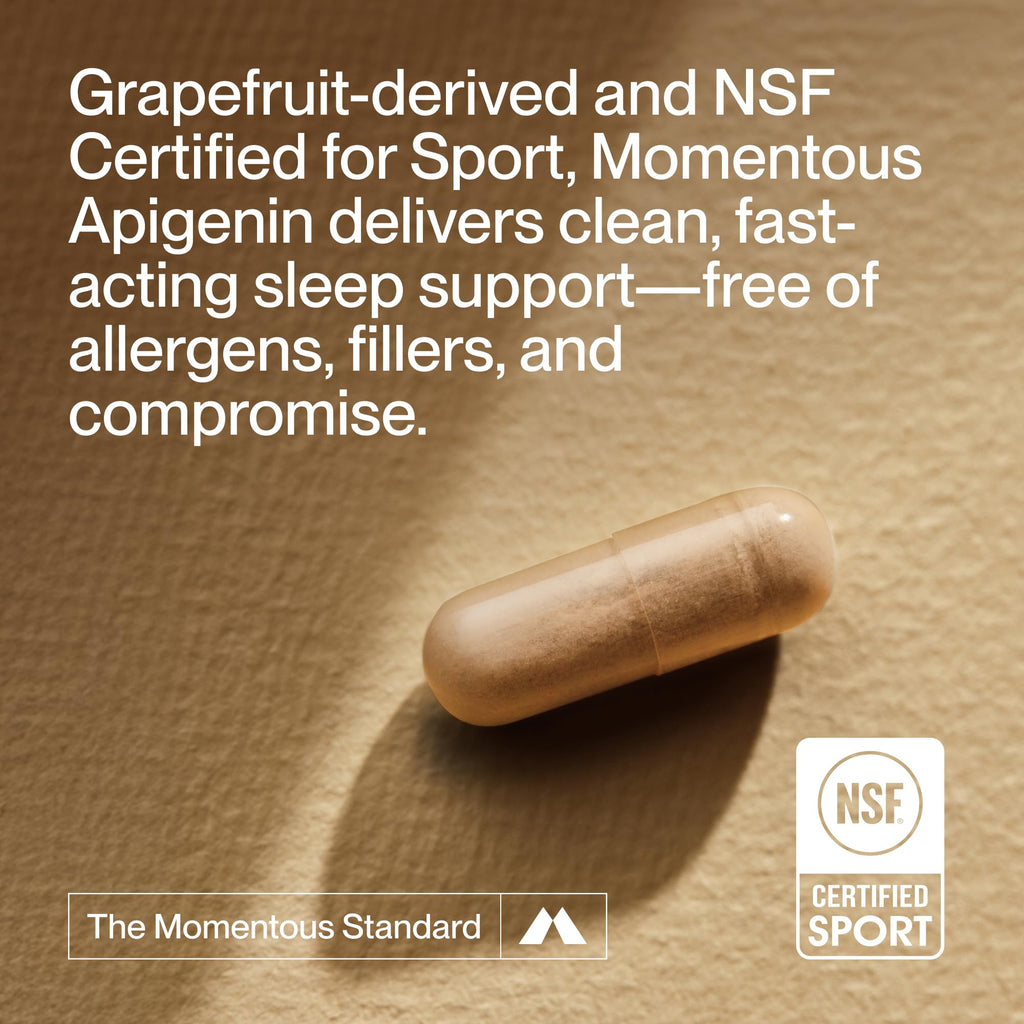 Momentous Apigenin Supplement | Sleep Support

