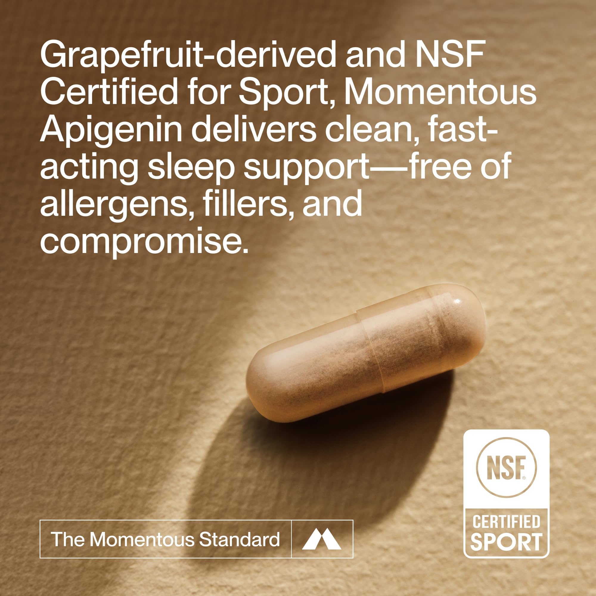 Momentous Apigenin Supplement | Sleep Support

