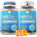 Omega-3 Fish Oil Gummies Triple-Strength EPA & DHA

