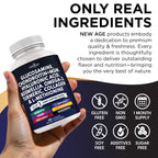 New Age Glucosamine Chondroitin MSM Curcumin Omega-3

