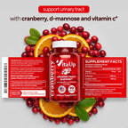 VitaUp D-Mannose & Cranberry Supplement for Women | UTI

