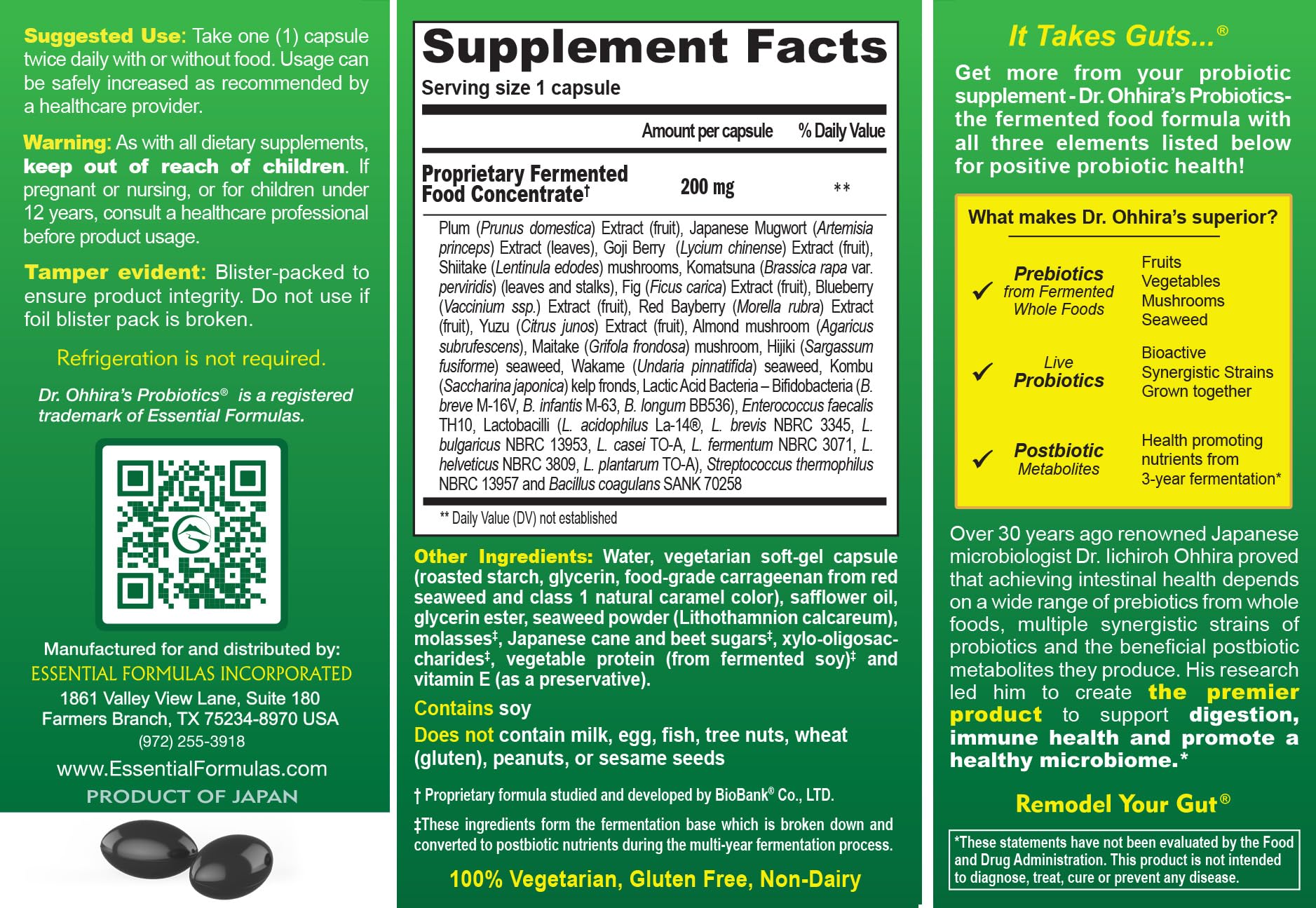 Dr. Ohhira's Probiotics Original Formula - Full Spectrum

